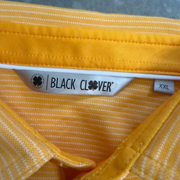 Black Clover-Live Lucky Men's Golf Shirt - Picture 5 of 11